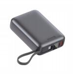 SWISSTEN Power Bank 20 000 mAh 45W beépített Usb-c kábellel fekete (8595217490833)