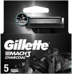 Gillette MACH3 Charcoal Borotva Pengék 5db (8700216062770)
