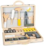 Legler Set de joaca din lemn Small Foot - trusa cu instrumente, 44 de piese (11808) Set bricolaj copii