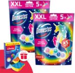 Domestos Power5 WC frissítő blokk Magic Unicorn (10x50g) + Ajándék Vileda Szivacs