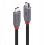 Lindy 36957 Usb kábel 1, 5 m USB4 Gen 3x2 Usb C Fekete (36957)