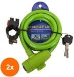 Z-tools Set 2 x Antifurt pentru Bicicleta, Lungime 1 m, cu Suport, Z-tools (LIZ-2xZLN-ZTS9121)
