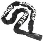 Kryptonite Keeper 712 Combo integrált számkombinációs láncos lakat, 120 cm x 7 mm, fekete - bikepro - 24 910 Ft