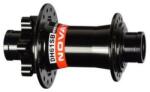 NovaTec DH61SB DH első kerékagy, 36H, tárcsafékes, átütőtengelyes (20 mm), ipari csapágyas, fekete