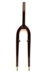 VeloGo 26-os merev villa, 1 colos (22, 2 mm-es belsejű), nyakkal (25, 4 x 240 mm), acél, fekete