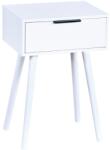 Kesper 15970 Măsuță de pat pin, 40 x 30 x 59 cm