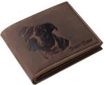 GreenDeed kutyás bőr pénztárca amstaff mintával