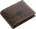 GreenDeed kutyás bőr pénztárca teljes alakú tacskó mintával