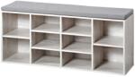 KESPER 15931 Suport pentru pantofi cu scaun, alb, 103, 5 x 48 x 29, 5 cm Pantofar