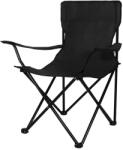 SPRINGOS fekete túraszék 80cm (CS0001)