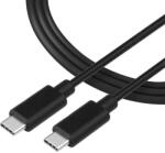  Taktikai sima menetes kábel USB-C/USB-C 0, 3m Fekete