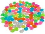  Fluoreszkáló kerti dekorációs kavicsok, vegyes színek, 2-3 cm, 100 db (AG653C)