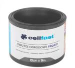 Cellfast kerti szegély 10 cm x 9 m, grafitszürke, rugalmas műanyag (77772)