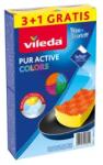 Vileda Pur Active színes mosogatószivacs készlet, 4 db, karcmentes (81233)