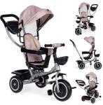 ECOTOYS 2in1 tricikli babakocsi, bézs, forgatható ülés (WQL-066-52 BEIGE)