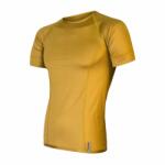Sensor Coolmax Mesh Mustard Férfipóló S