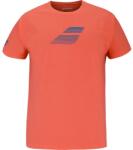 Babolat Exercise Big Flag Tee Men Hot Coral Férfipóló L
