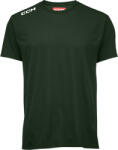 CCM SS Essential Tee Dark Green Férfipóló XL