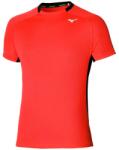 Mizuno DryAeroFlow Tee Ignition Red Férfipóló M