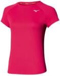 Mizuno Dry Aero Flow Tee Rose Red Női póló S