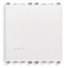 Vimar Intrerupator simplu 2 module Vimar (Eikon) alb (20001.2.B)