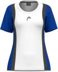 Head CLUB 25 TECH T-Shirt Women Royal/White Női póló L
