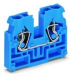 Wago 2-conductor terminal block; suitable for Ex i applications; without push-buttons; without snap-in mounting foot; 2.5 mm2; CAGE CLAMP®; 2, 50 mm2; blue (869-324)