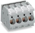 Wago PCB terminal block; lever; 16 mm2; Pin spacing 10 mm; 3-pole; CAGE CLAMP®; commoning option; 16, 00 mm2; gray (2716-153)
