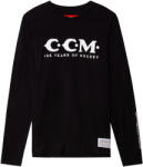 CCM 125 Anniversary LS Tee Black Férfipóló M