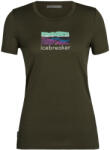 Icebreaker Tech Lite II SS Tee Trailhead Loden Női póló M