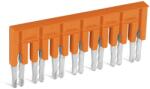 Wago Jumper; insulated; 7-way; Nominal current 30 A; orange (282-437)