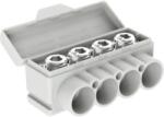Morek SLT50-4-3 grey Al 10-50/Cu 2.5-35 + 3x2, 5mm2 1000V Distribution block (MAS4051A10)