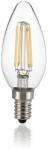 Ideal Lux Bec LED Oliva transparent, dulie E14, 4 W - 3000 K, lumina calda (101224 IDEAL LUX)