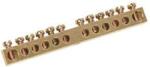Iek Neutral bus bars with Izolators 6x9mm 18/1 (18 groups /fixture on the center) (YNN10-18-100)