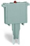 Wago Component plug; for carrier terminal blocks; 1-pole; LED (red); 48 VDC; 5 mm wide; gray (280-801/281-414)