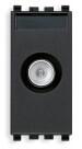 Vimar Priza coaxiala de trecere TV-RD-SAT Vimar(Eikon) negru (20300.10)