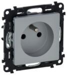 Legrand Priza 2P+E cu protectie Valena Life - standard francez - 16A - 250V~ - aluminiu (753380)