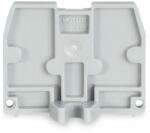 Wago End plate; with fixing flange M4; 2.5 mm thick; gray (869-395)