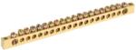 Iek Neutral bus bars with Izolators 6x9mm 20/2 (20 groups /fixture at the edges) (YNN11-20-100)