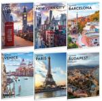Ars Una Füzet sima ARS UNA A/4 40 lapos Extra kapcsos Cityscape (53804822) - tonerpiac