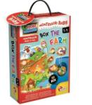 Lisciani Montessori: Baby Box készségfejlesztő formaillesztő puzzle - Farm - Lisciani (92741)