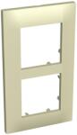 Schneider Altira - Rama De Acoperire - 2 Porti Verticale - Marmorat - 57 Mm (ALB45713)