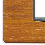 Vimar Placa ornament 2 module Vimar(Eikon) Wood Italian Walnu (20642.35)