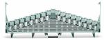 Wago 8-level terminal block for matrix patching; for 35 x 15 mounting rail; 1, 50 mm2; gray (727-130/001-000)