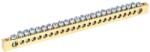 Iek Neutral bus bars with Izolators 8x12mm 24/2 (24 groups/fixture at the edges) (YNN21-24-100)