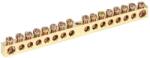 Iek Neutral bus bars with Izolators 6x9mm 16/1 (16 groups /fixture on the center) (YNN10-16-100)