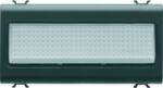 Gewiss STAIR RISER LAMP - 12V ac/dc / 230V ac 50/60 Hz - OPAL - 4 MODULES - BLACK - CHORUS (GW12656)