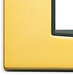 Vimar Placa ornament 4 module centrale Vimar(Eikon) Galv. polished gold (20654.24)