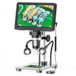 K&F Concept DM9 7" LCD Digitális Mikroszkóp/ 10X-1200X -1080P (GW45.0009)