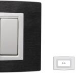 Master Placa Vitra piatra Ardesia, 4 module, mod comanda alb (36VT904)